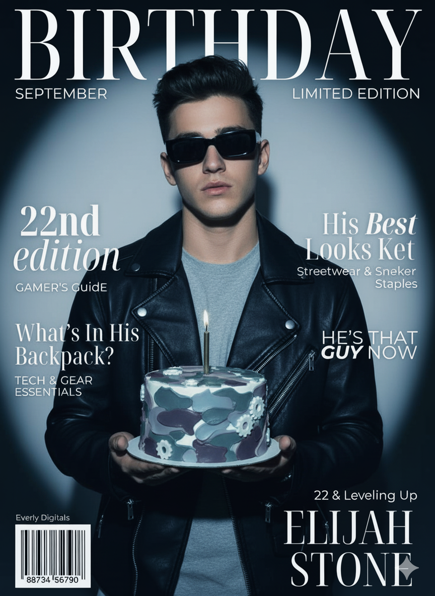 Dil Se Made – Custom Personalised Magazine (Digital PDF)  A magazine made entirely about your person, your story, and your love.