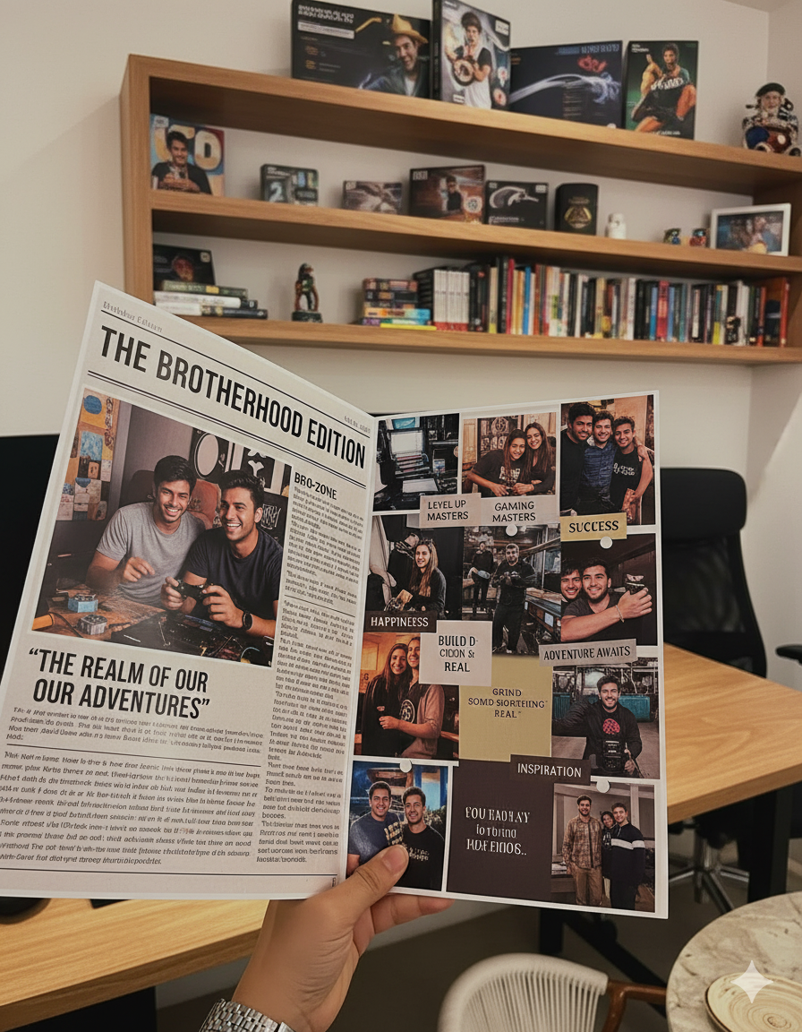 Dil Se Made – Custom Personalised Magazine (Digital PDF)  A magazine made entirely about your person, your story, and your love.